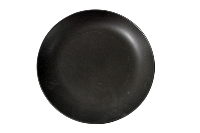 Farfurie pentru desert Actuel, ceramica, 19 cm, negru