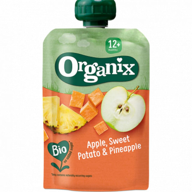 Organix Piure Mere Cartof Dulce Ananas An 100g