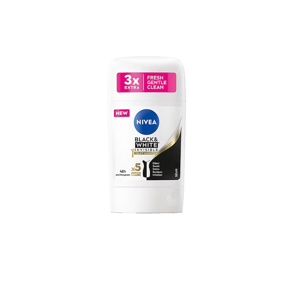 Nivea Deodorant Stick Femei Black White Clear 50ml