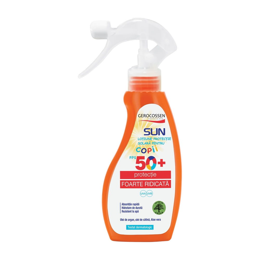 Spray cu protectie solara pentru copii Gerocossen, SPF 50, 200 ml