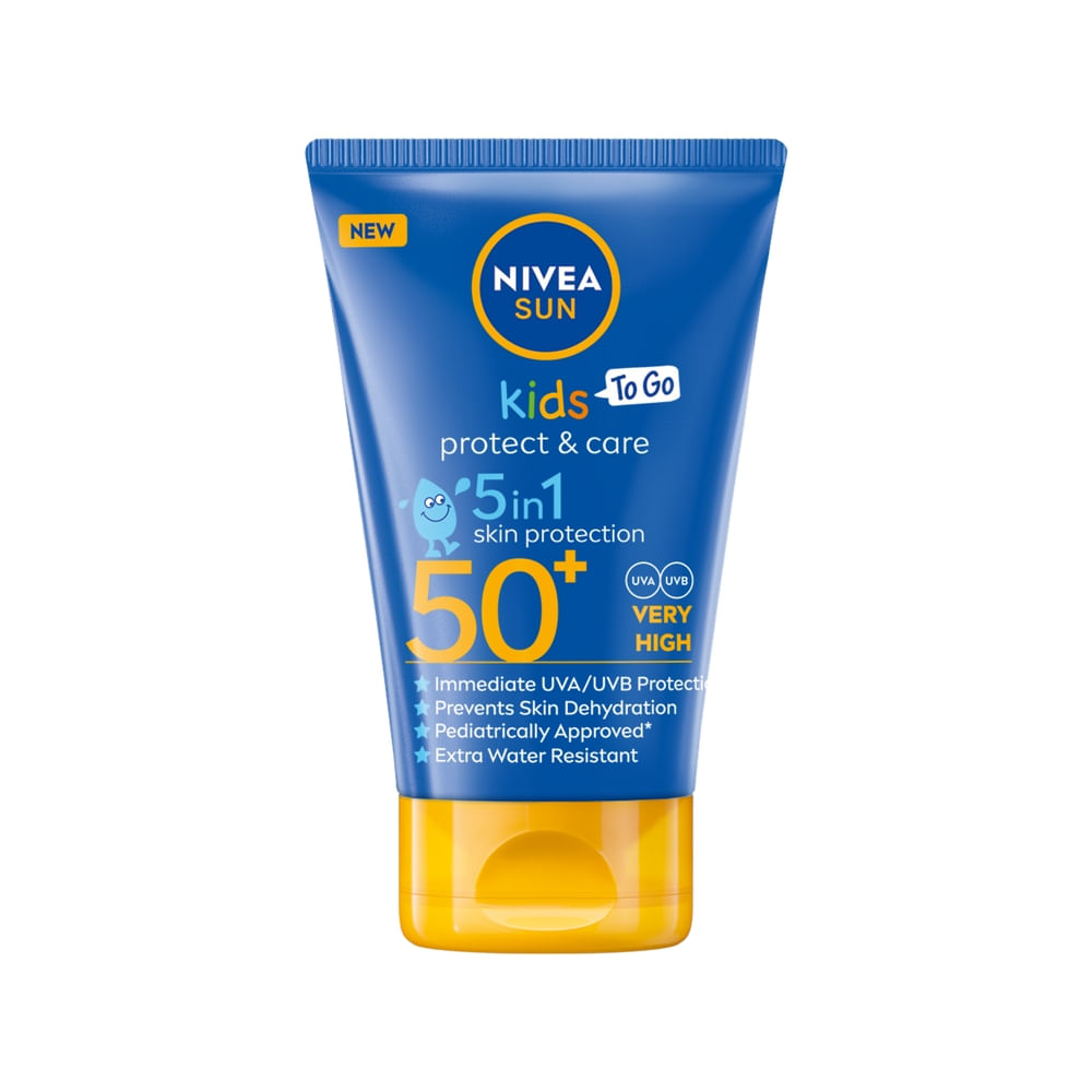 Lotiune de corp pentru protectie solara Nivea Sun Kids Protect & Care, SPF 50, 50 ml