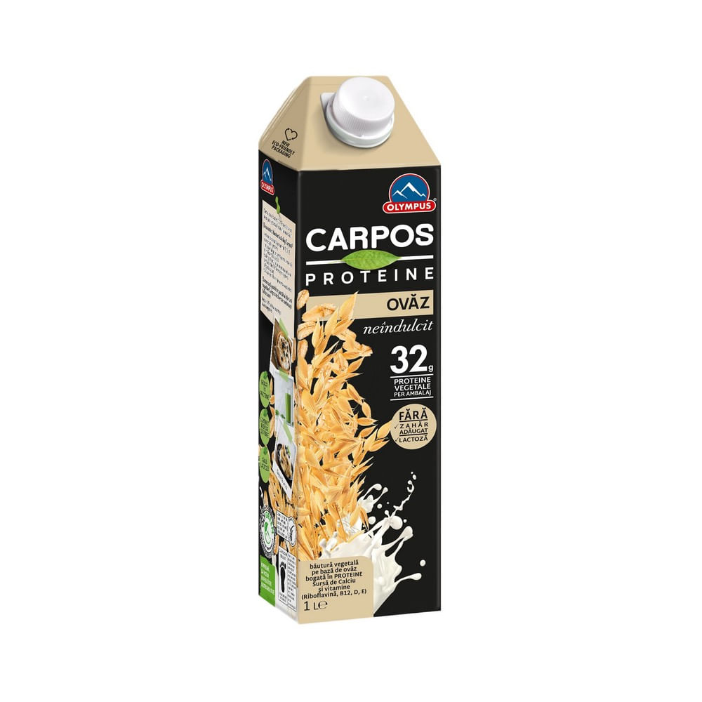 Bautura vegetala proteica pe baza de ovaz Olympus Carpos, 1 l