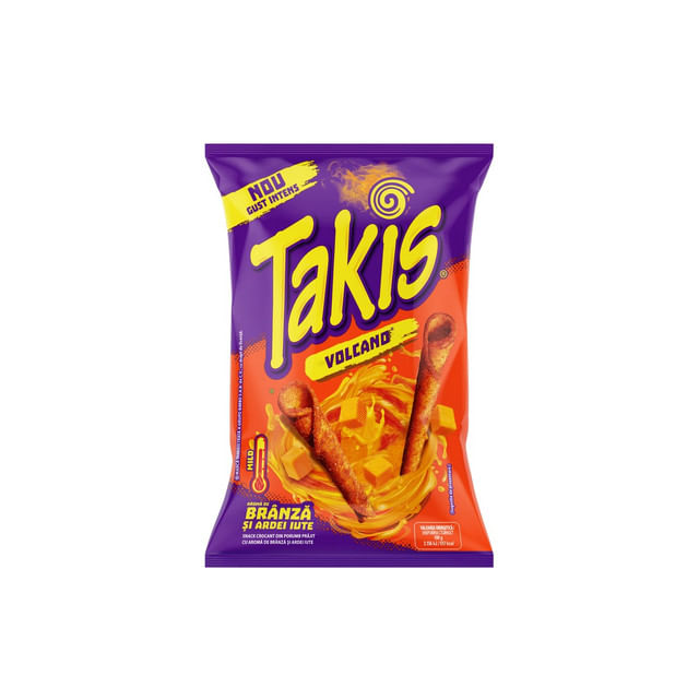 Tortilla chips Takis Queso Volcano, 90 g