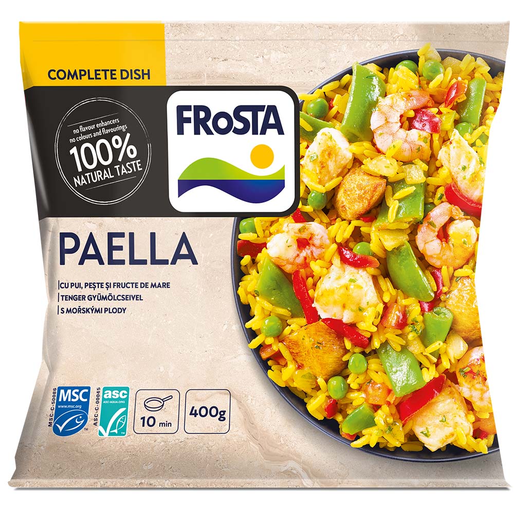 Specialitate cu creveti Paella Frosta, 400