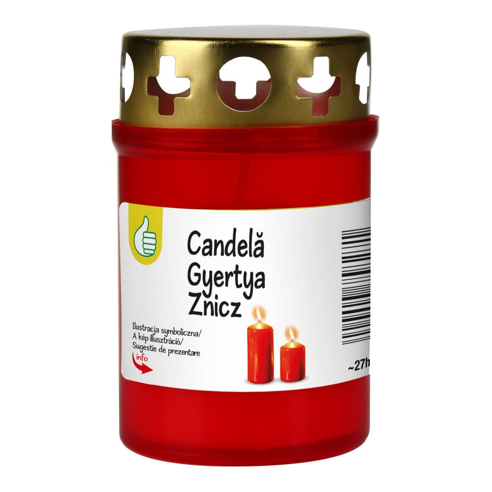 Candela din plastic 27H