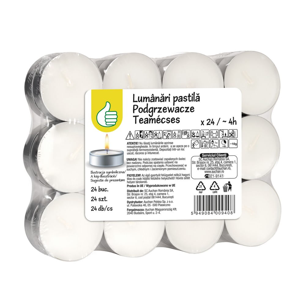 Lumanari pastila 24 de bucati