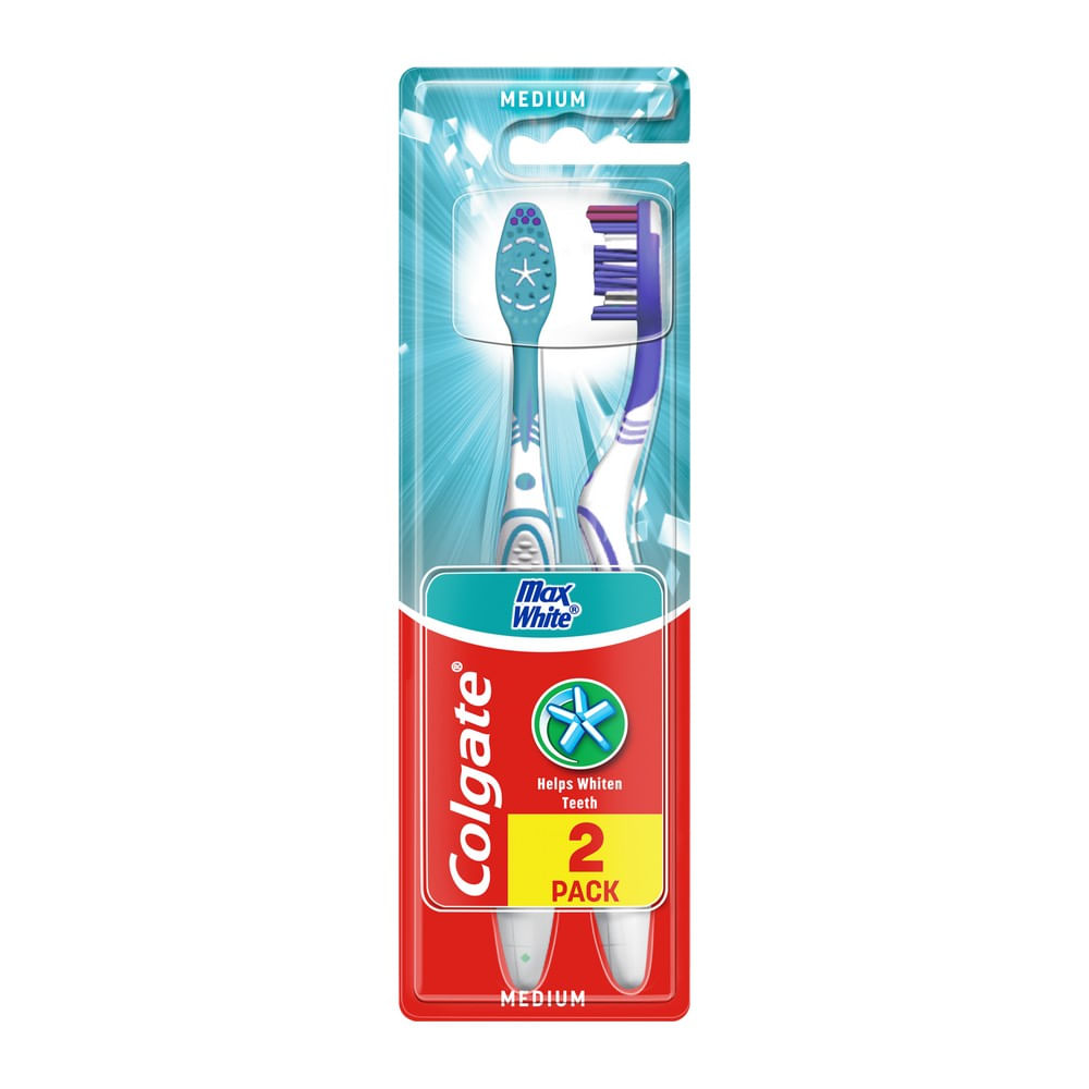 Periuta de dinti Colgate Maxwhitemed 1+1