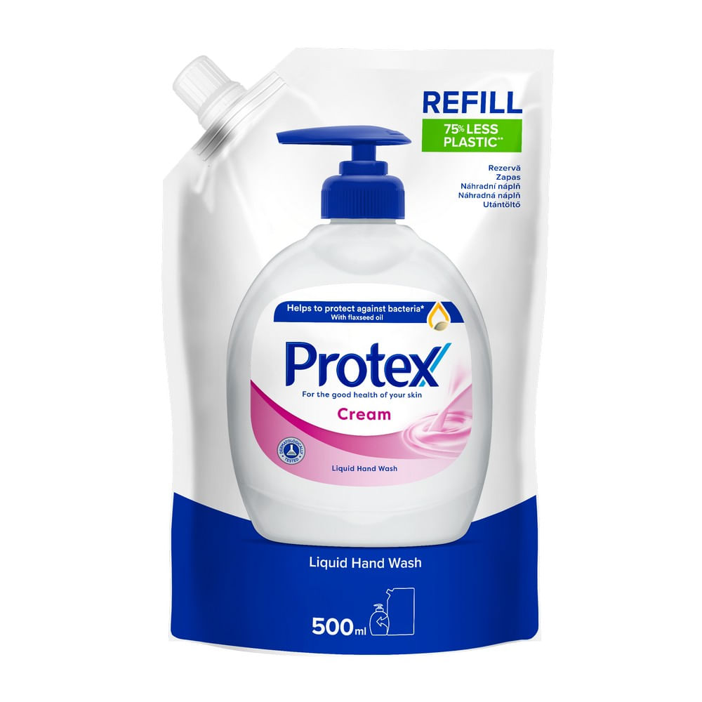 Rezerva sapun lichid Protex Cream, 500 ml