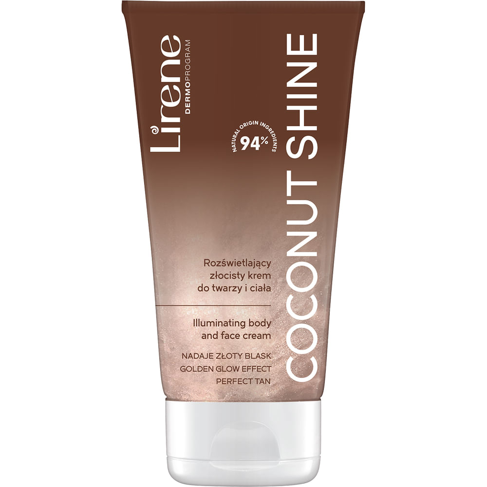 Crema iluminatoare Lirene Coconut Shine, 150 ml