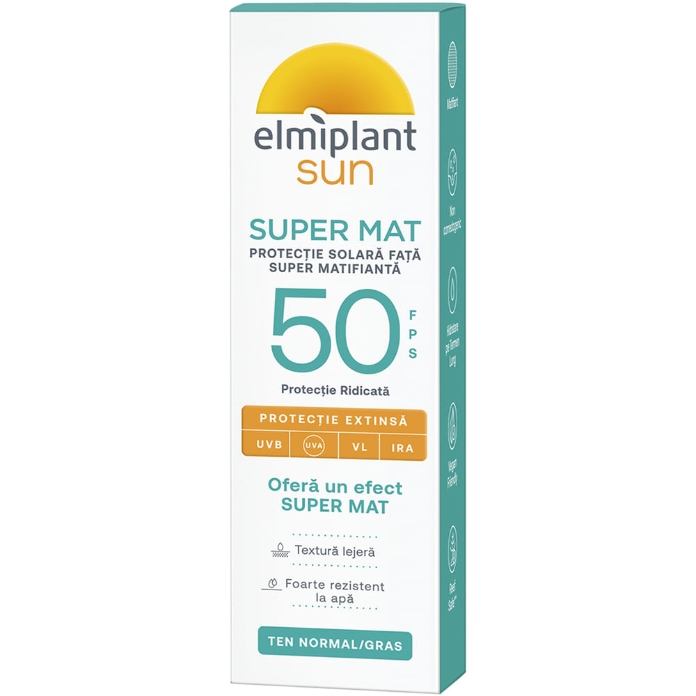 Crema pentru fata Elmiplant Sensitive, SPF 50, 50 ml