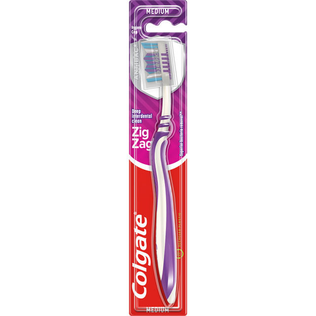 Periuta de dinti Colgate Zig-Zag Medium, 1 bucata