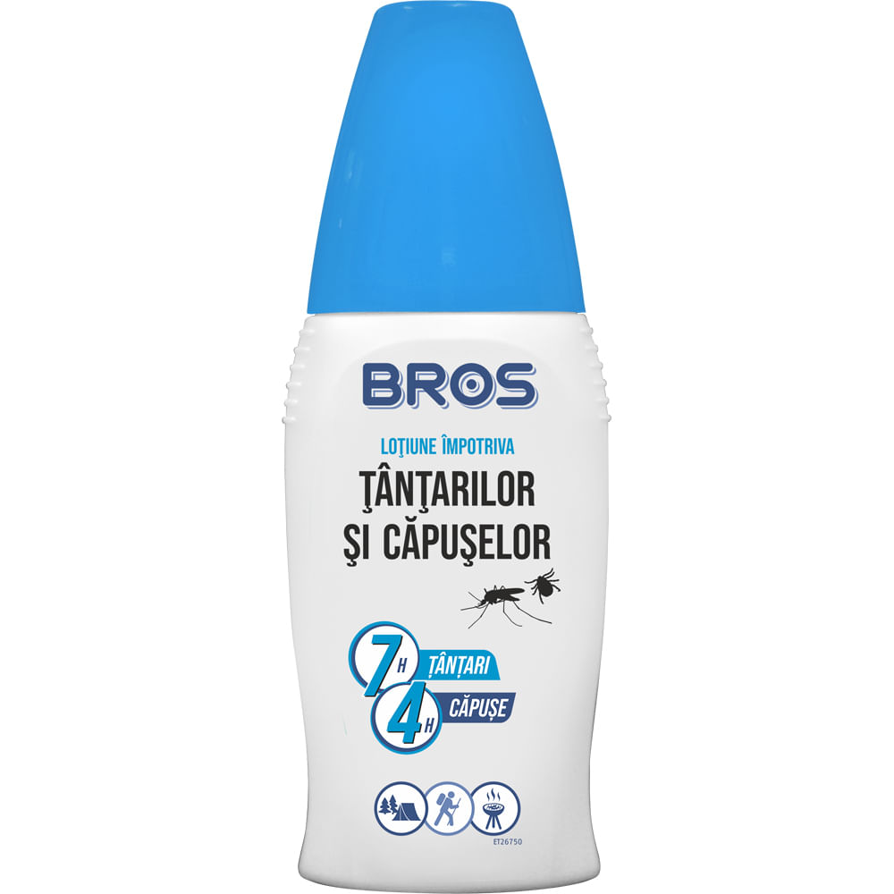 Spray impotriva tantarilor si capuselor Bros, 100 ml