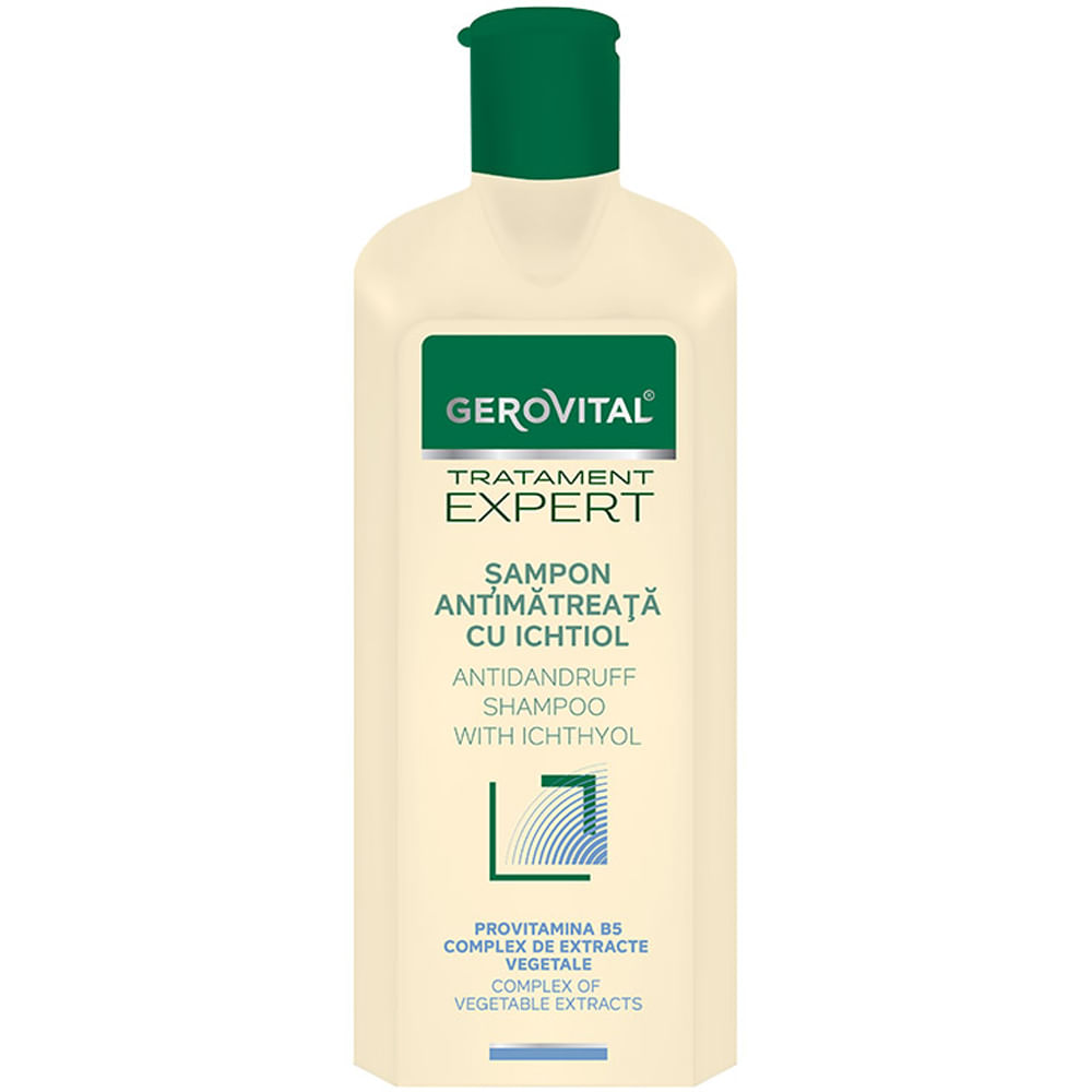 Sampon antimatreata tratament cu ichtiol Gerovital Expert, 250 ml