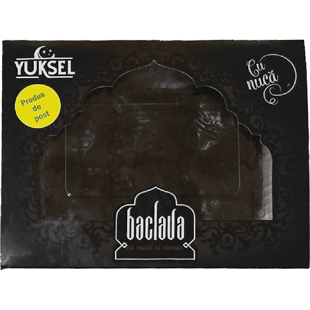 Baclava cu nuca si cacao Yuksel, 250 g