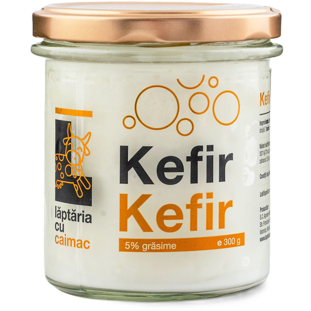 Chefir Laptaria cu caimac, 5% grasime, 300 g