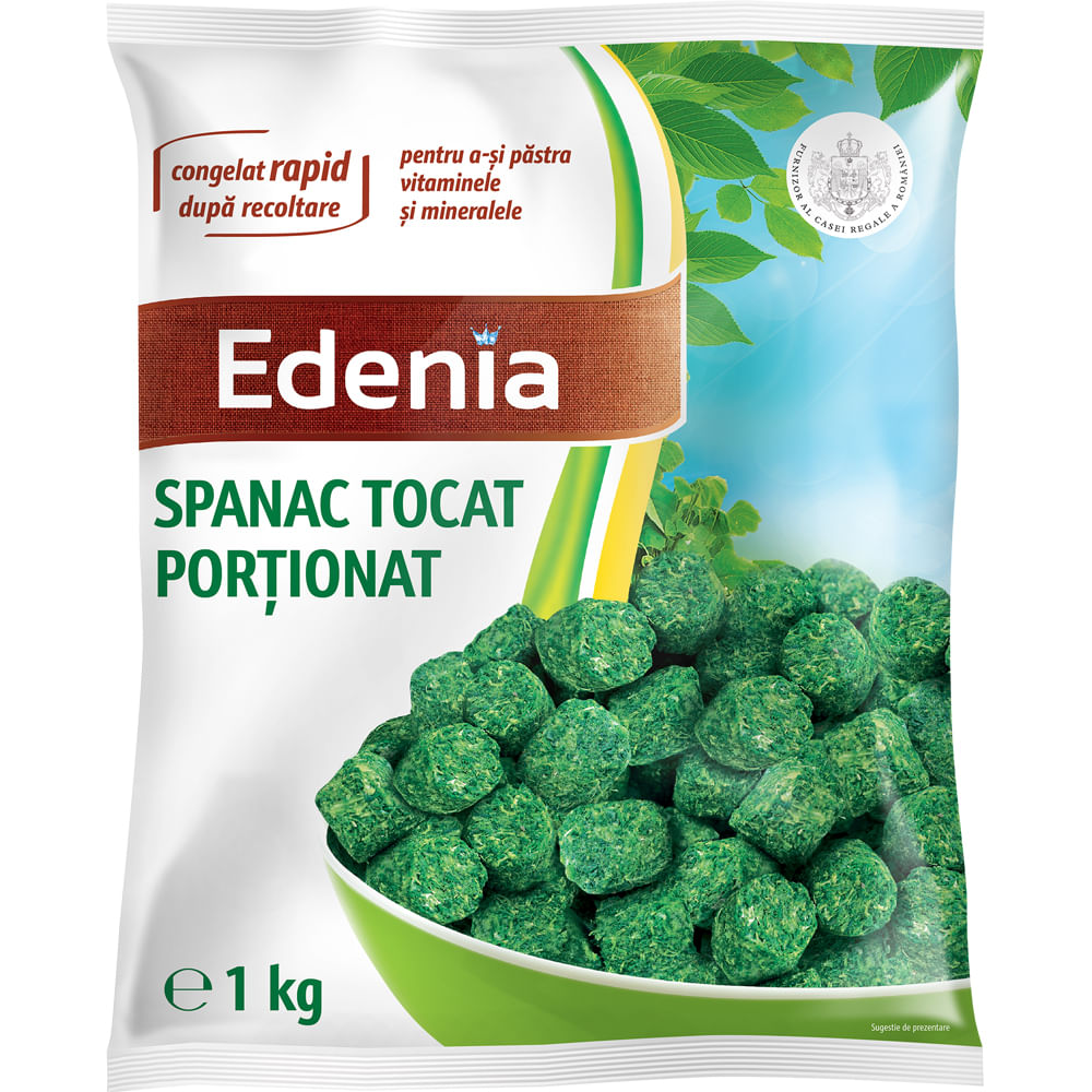 Spanac congelat Edenia, 1Kg