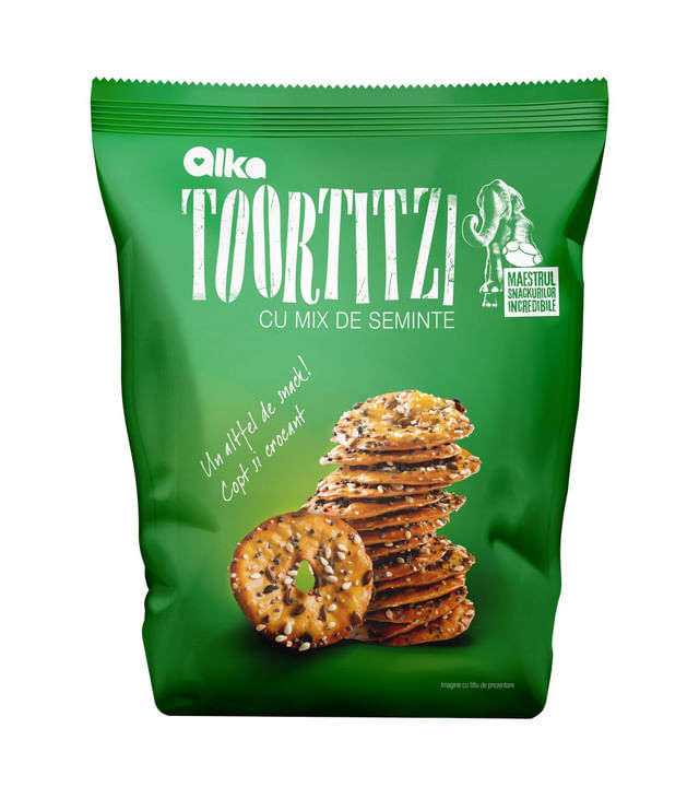Toortitzi Alka cu mix de seminte, 180 g