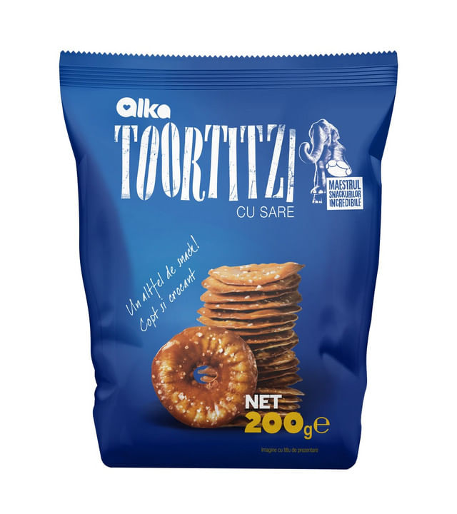 Toortitzi Alka cu sare, 200 g