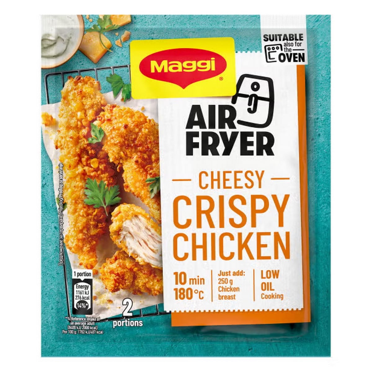 Amestec cu branzeturi pentru prepararea puiului crocant Maggi Air Fryer, 44 g