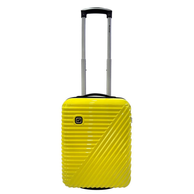 Troler Airport Shinny, din ABS, XS, 32 x 44 x 19 cm, galben