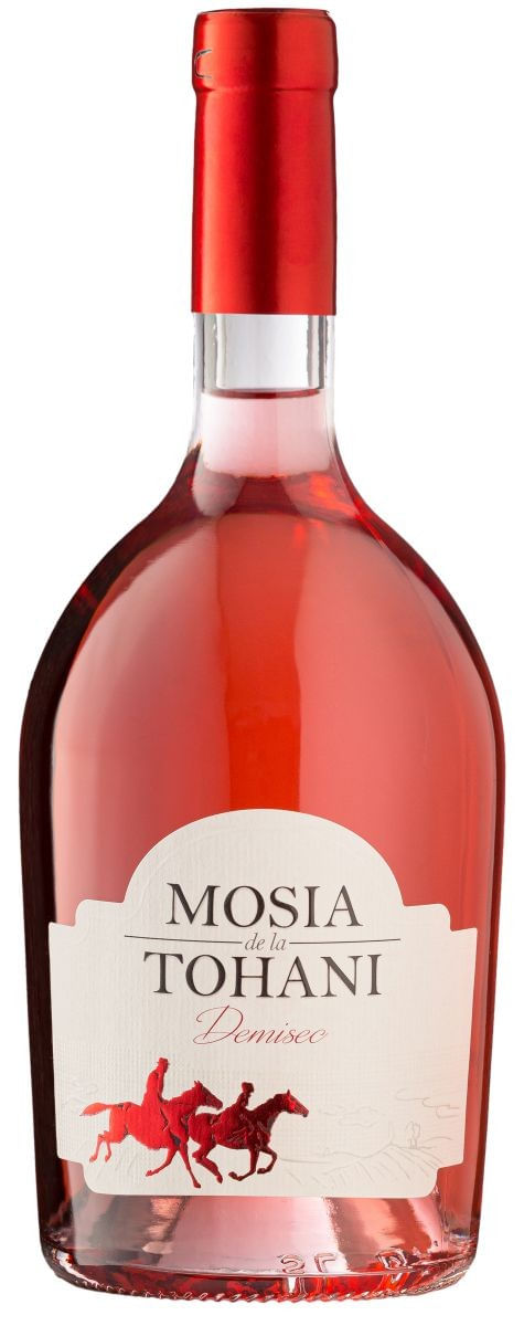 Vin rose demisec Mosia de la Tohani, Feteasca Neagra, Merlot si Cabernet Sauvignon, 0.75 l