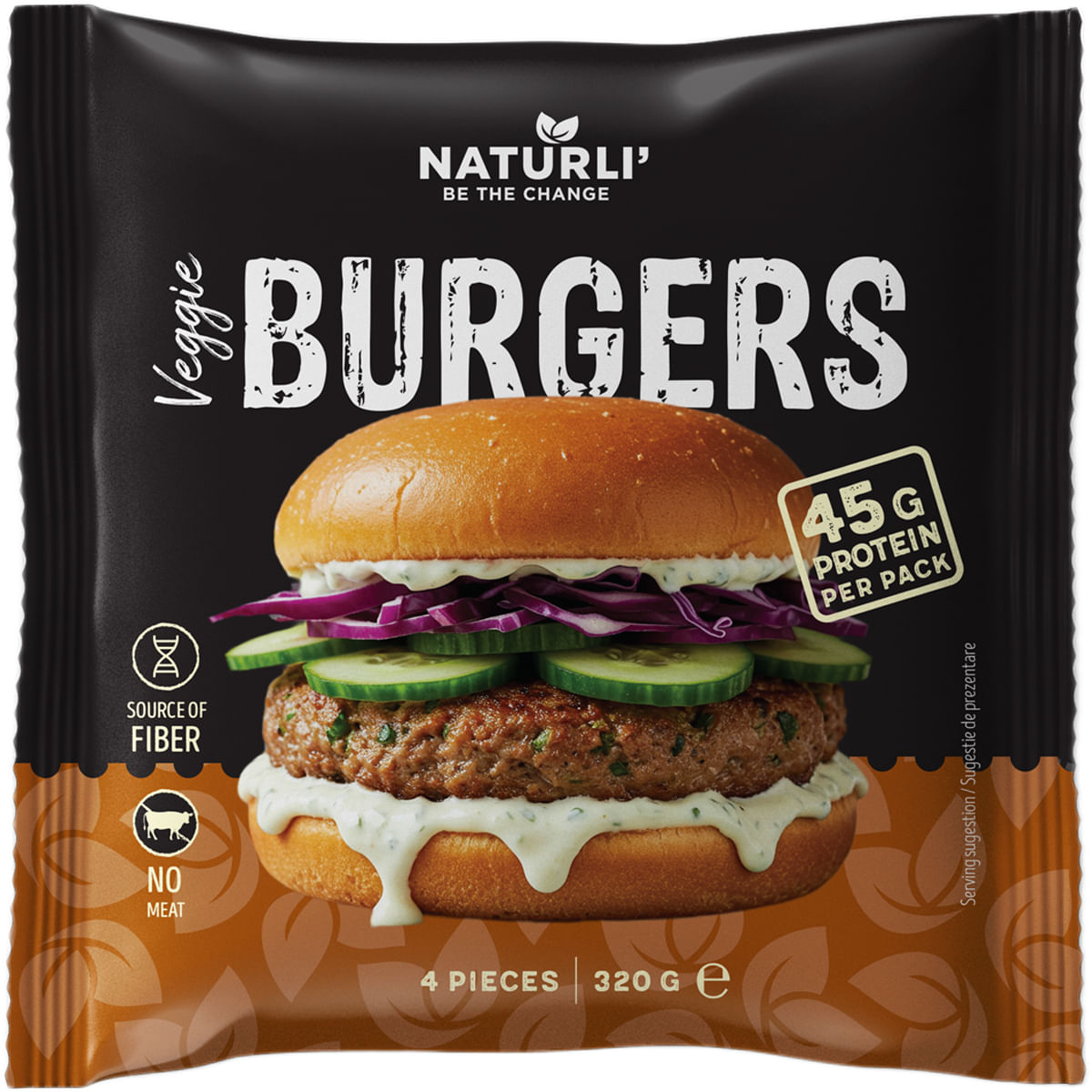 Burger vegan Naturali, 320 g