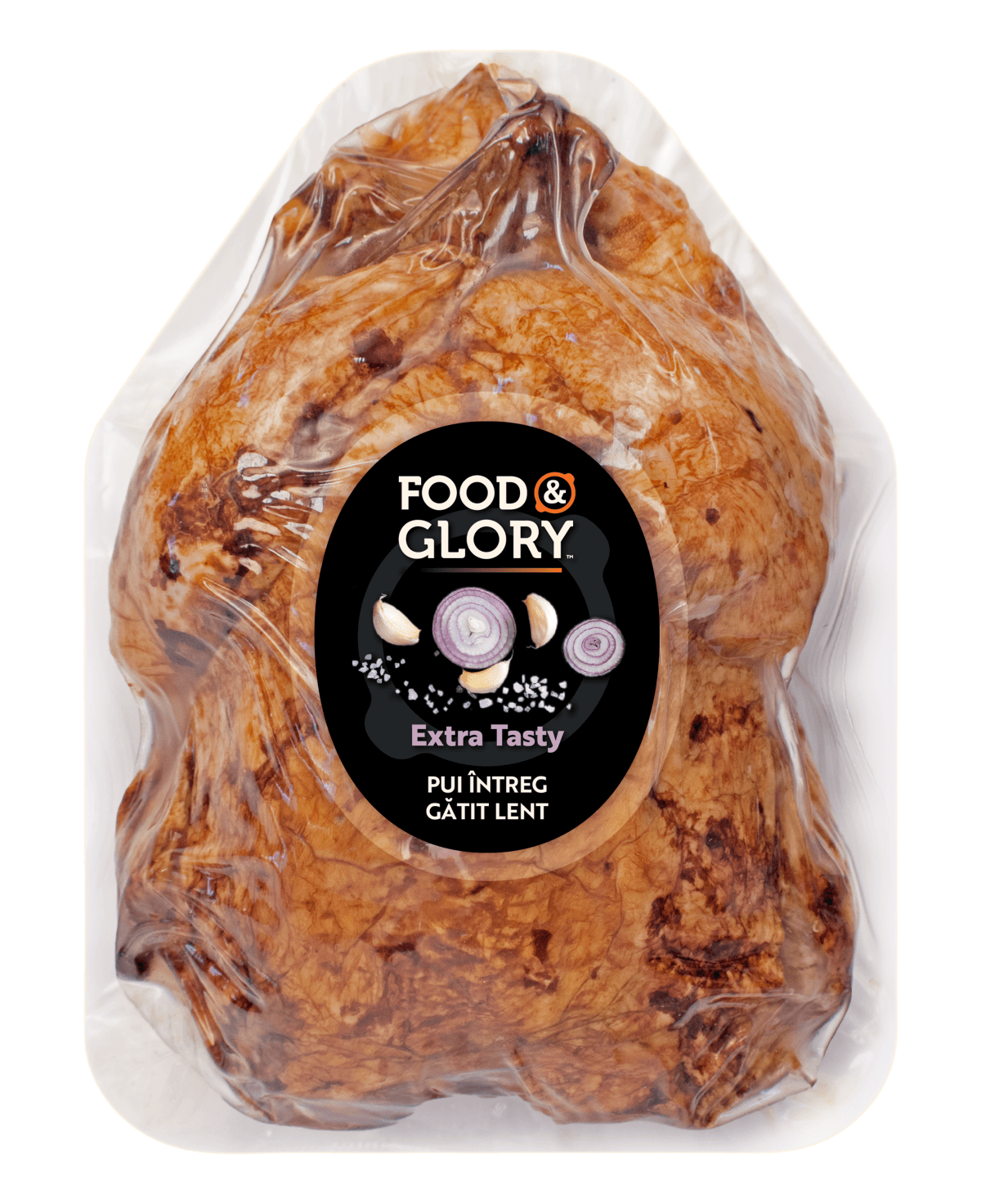 Pui intreg gatit lent Food & Glory Extra Tasty, 1 kg