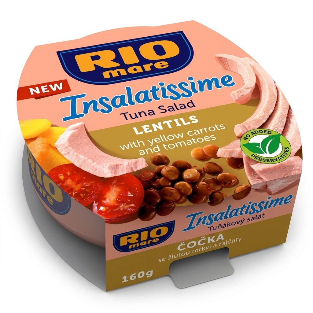 Salata de ton cu linte Rio Mare, 160 g