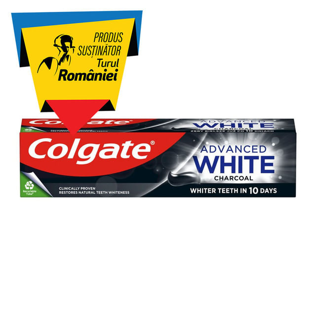 Pasta de dinti Colgate Advanced White Charcoal, 100 ml