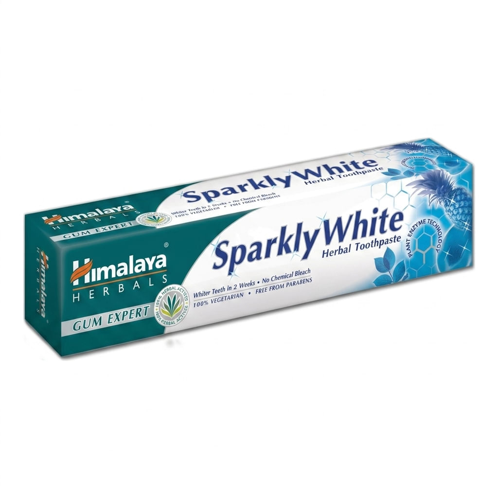 Pasta de dinti Himalaya Sparkly White, 75 ml