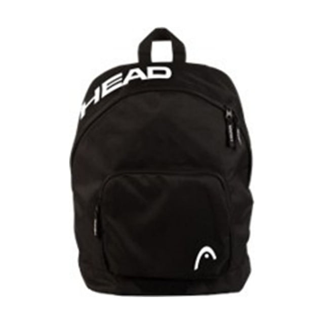 Rucsac Head, 2 compartimente, buzunar frontal cu organizator, spate ergonomic, negru