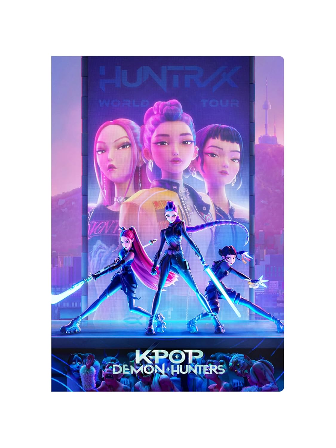 Caiet matematica K-Pop Demon Hunters A4