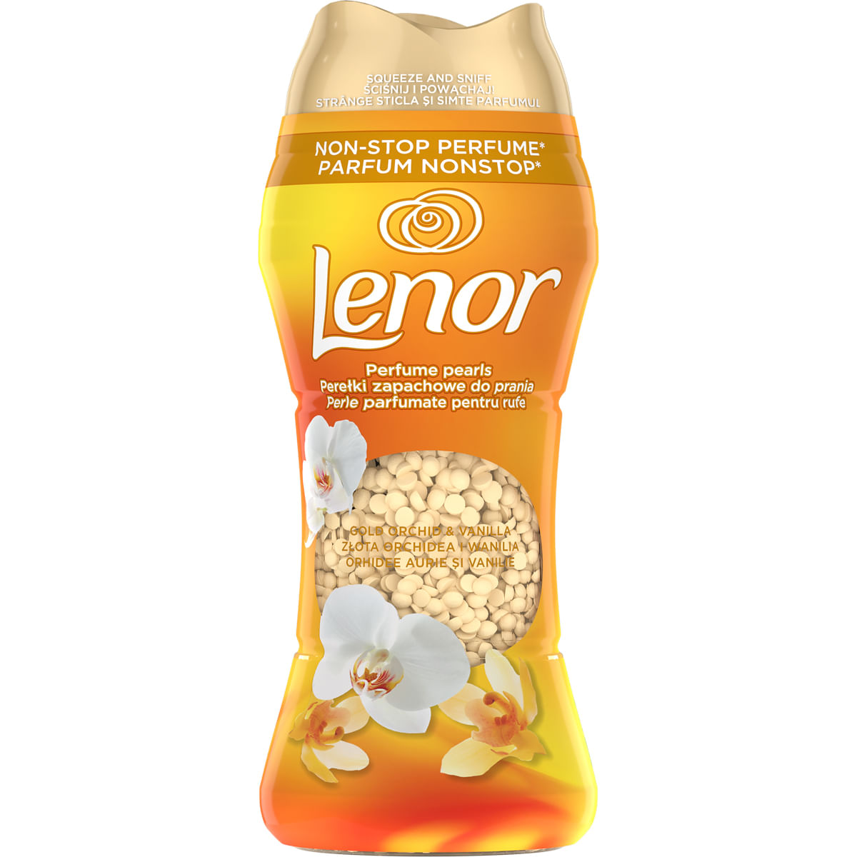 Perle parfumate pentru rufe Lenor Gold Orchid & Vanilla, 270 g