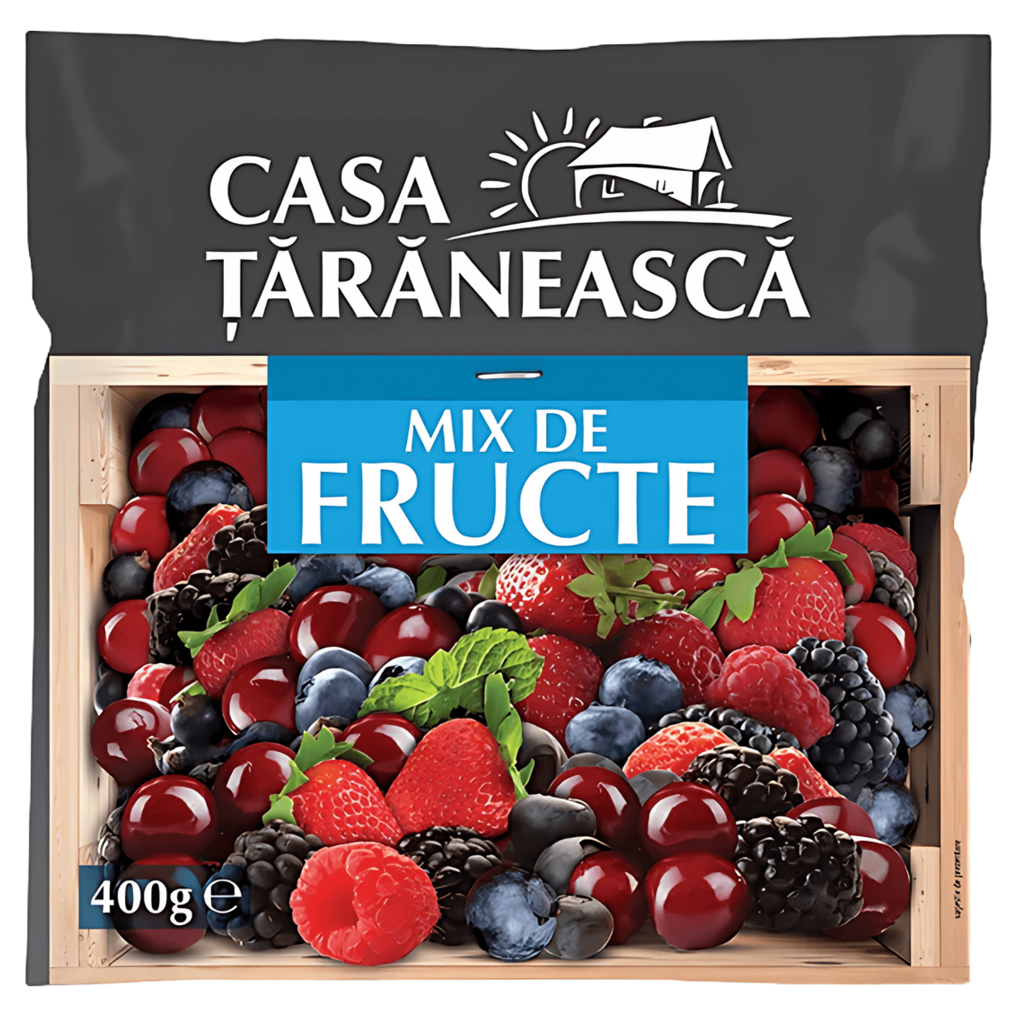 Mix de fructe congelate Casa Taraneasca, 400 g