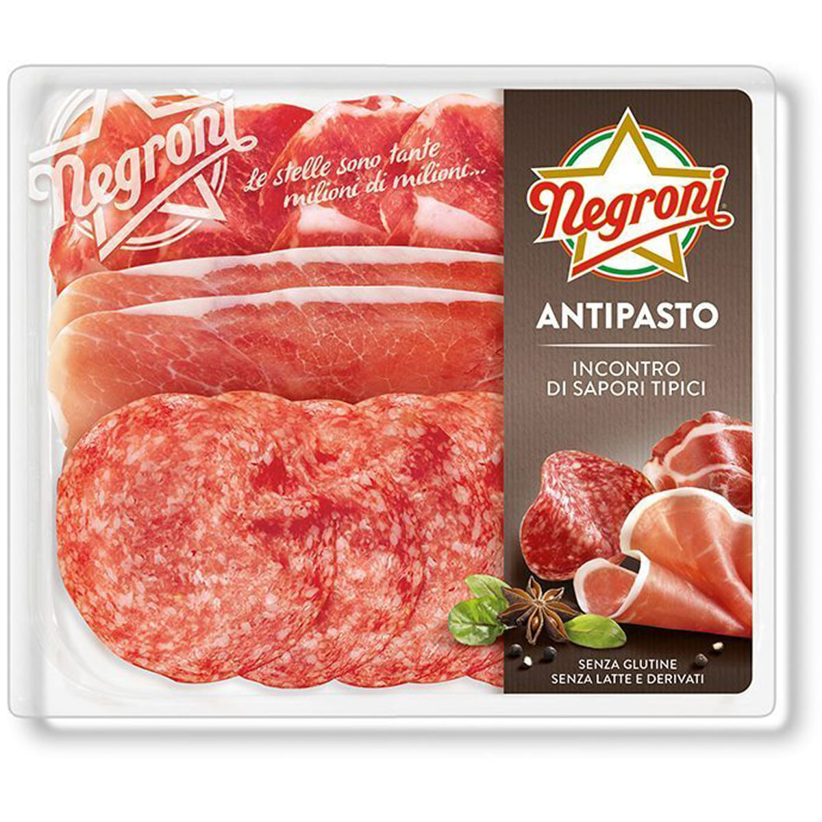 Aperitiv mixt de mezeluri Negroni, 120 g