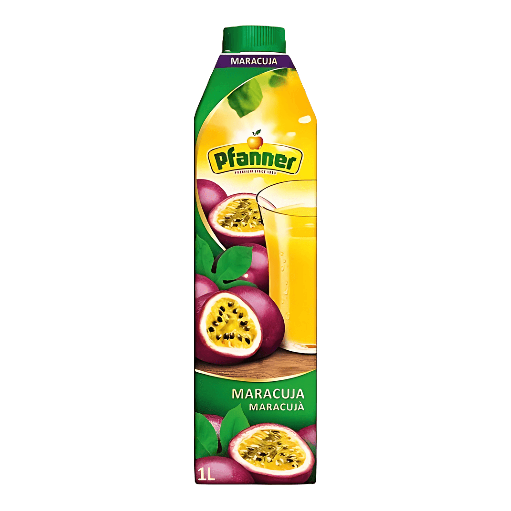Bautura necarbogazoasa cu suc de maracuja Pfanner, 1 l