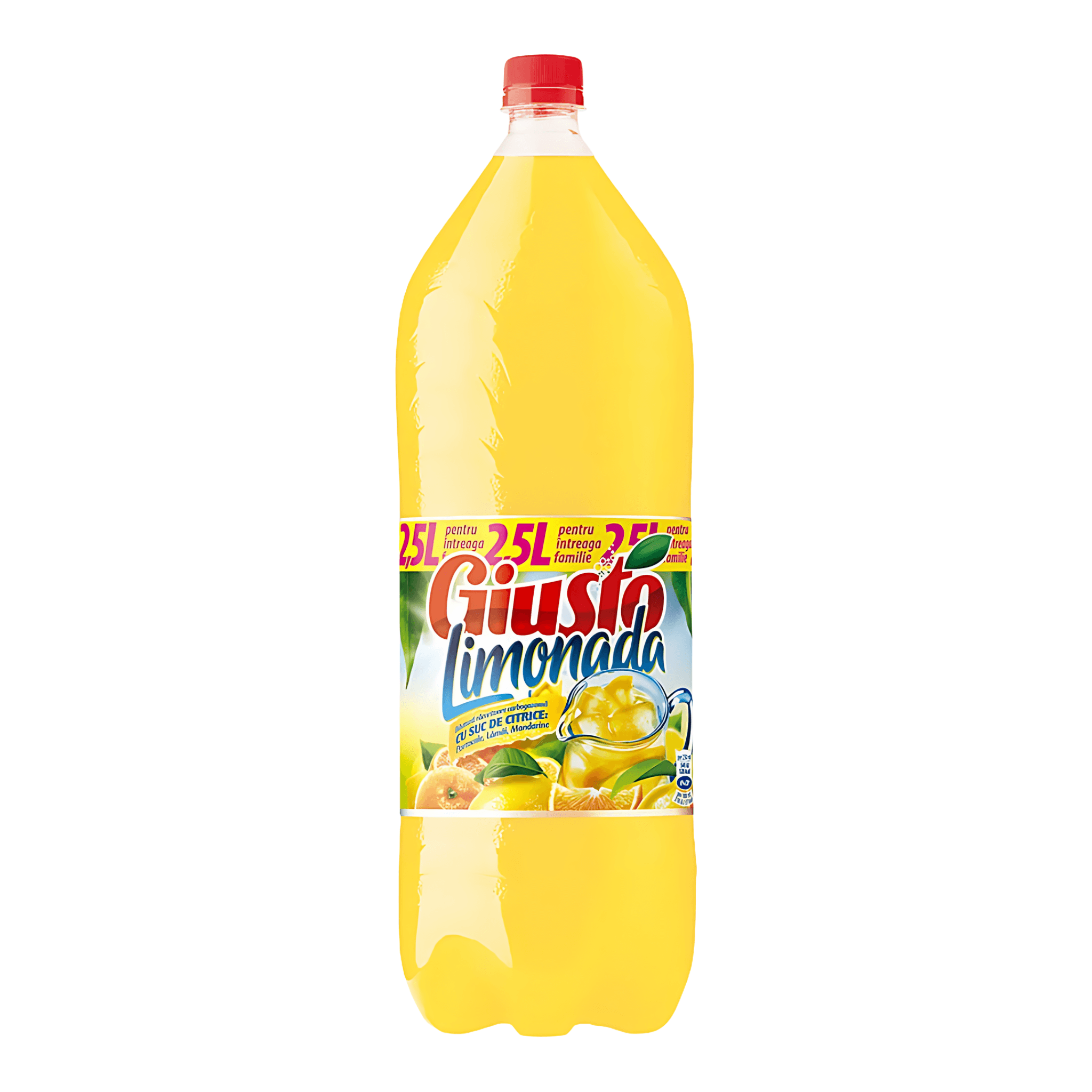 Bautura carbogazoasa cu suc de citrice Giusto Limonada, 2.5 l