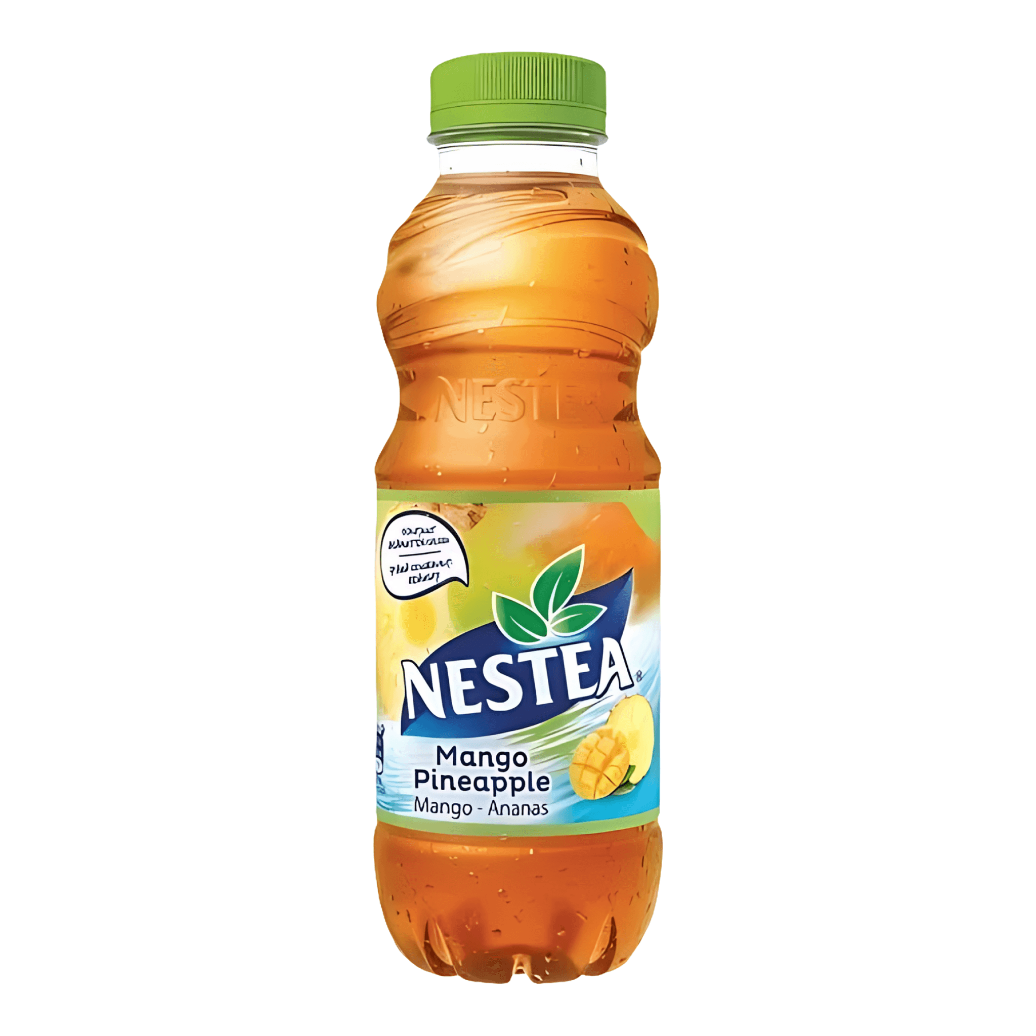 Bautura necarbogazoasa cu extract de ceai negru si aroma de mango si ananas Nestea, 0.5 l