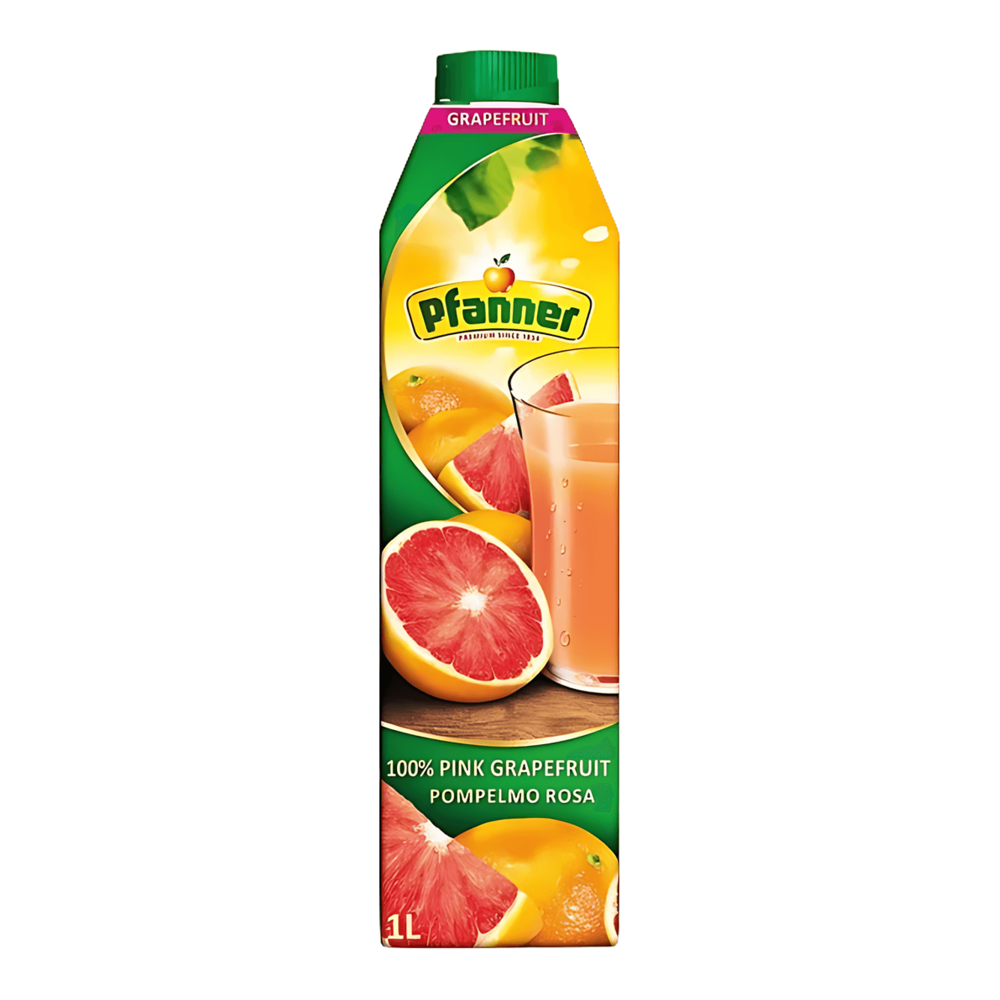 Suc de grapefruit roz 100% Pfanner, 1 l