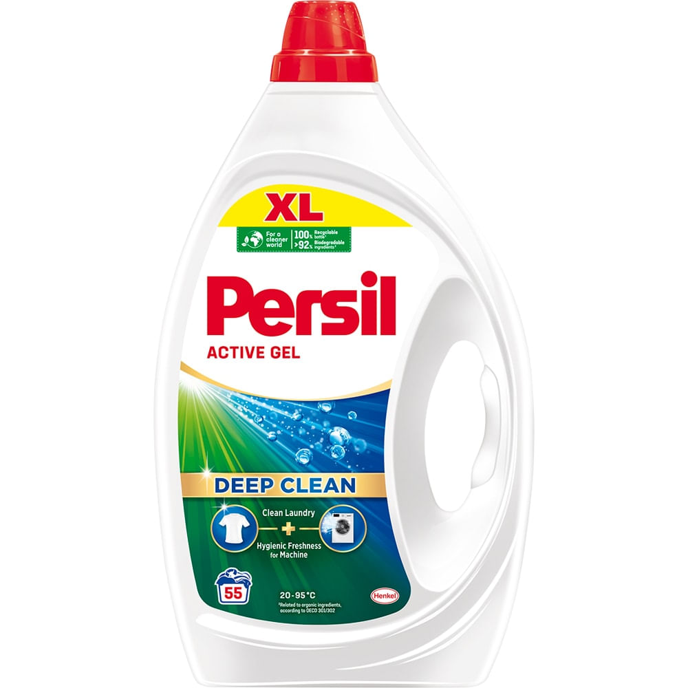 Detergent lichid pentru rufe Persil Deep Clean Universal, 55 spalari, 2.475 l