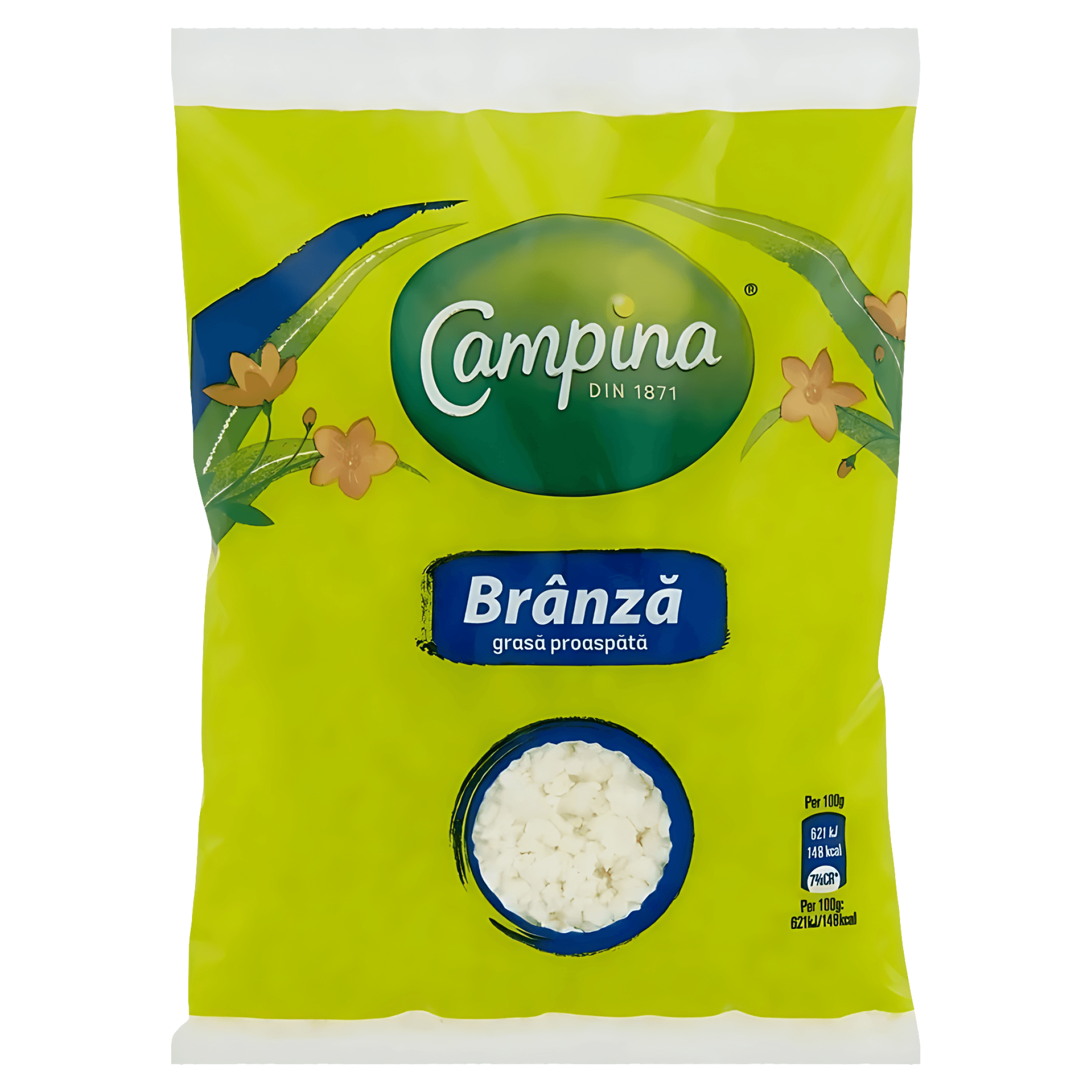 Branza de vaca proaspata Campina, 450 g