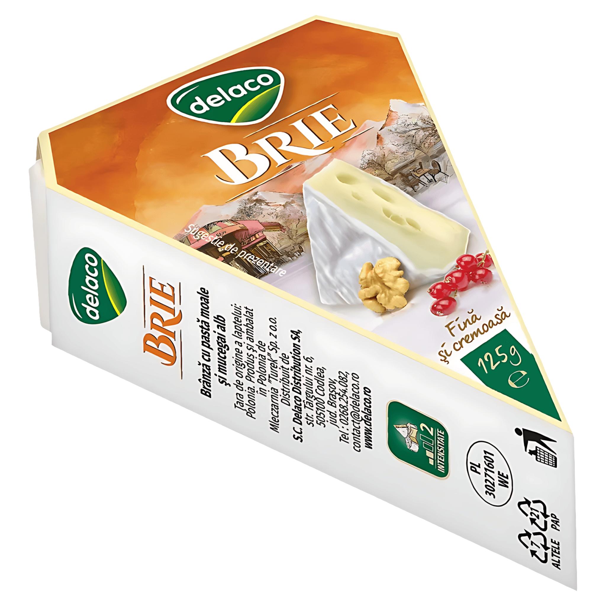 Branza brie Delaco, 125 g