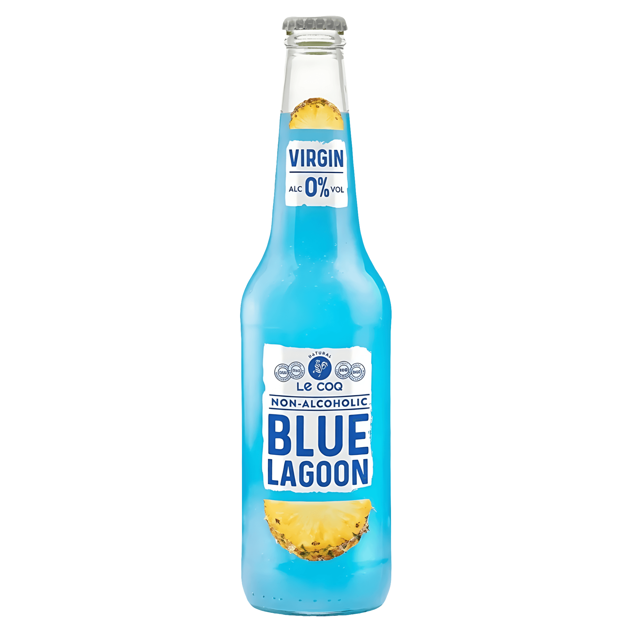 Bautura carbogazoasa A. Le Coq Blue Lagoon, 0% alcool, 0.33 l