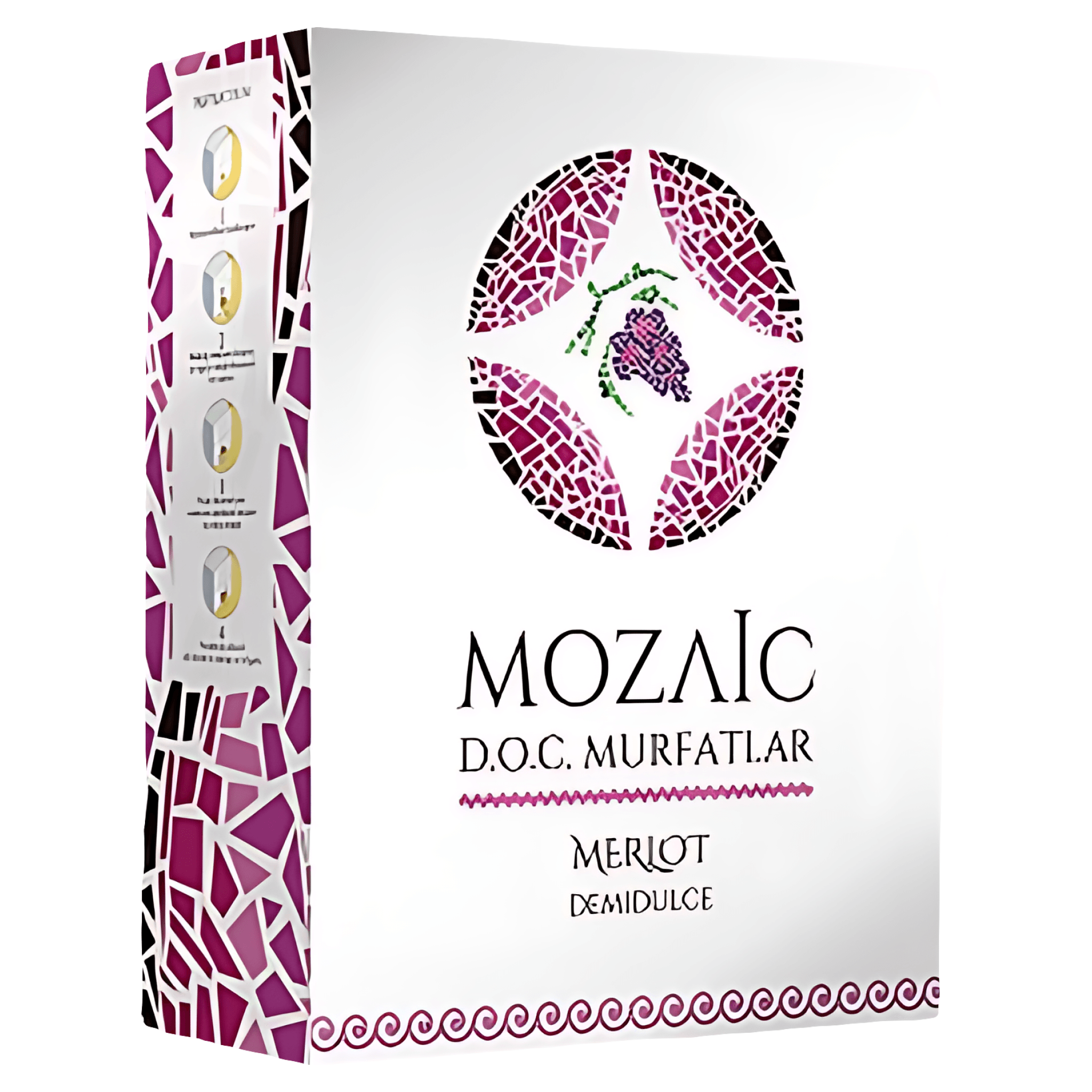 Vin Rosu demidulce Mozaic, 3 l