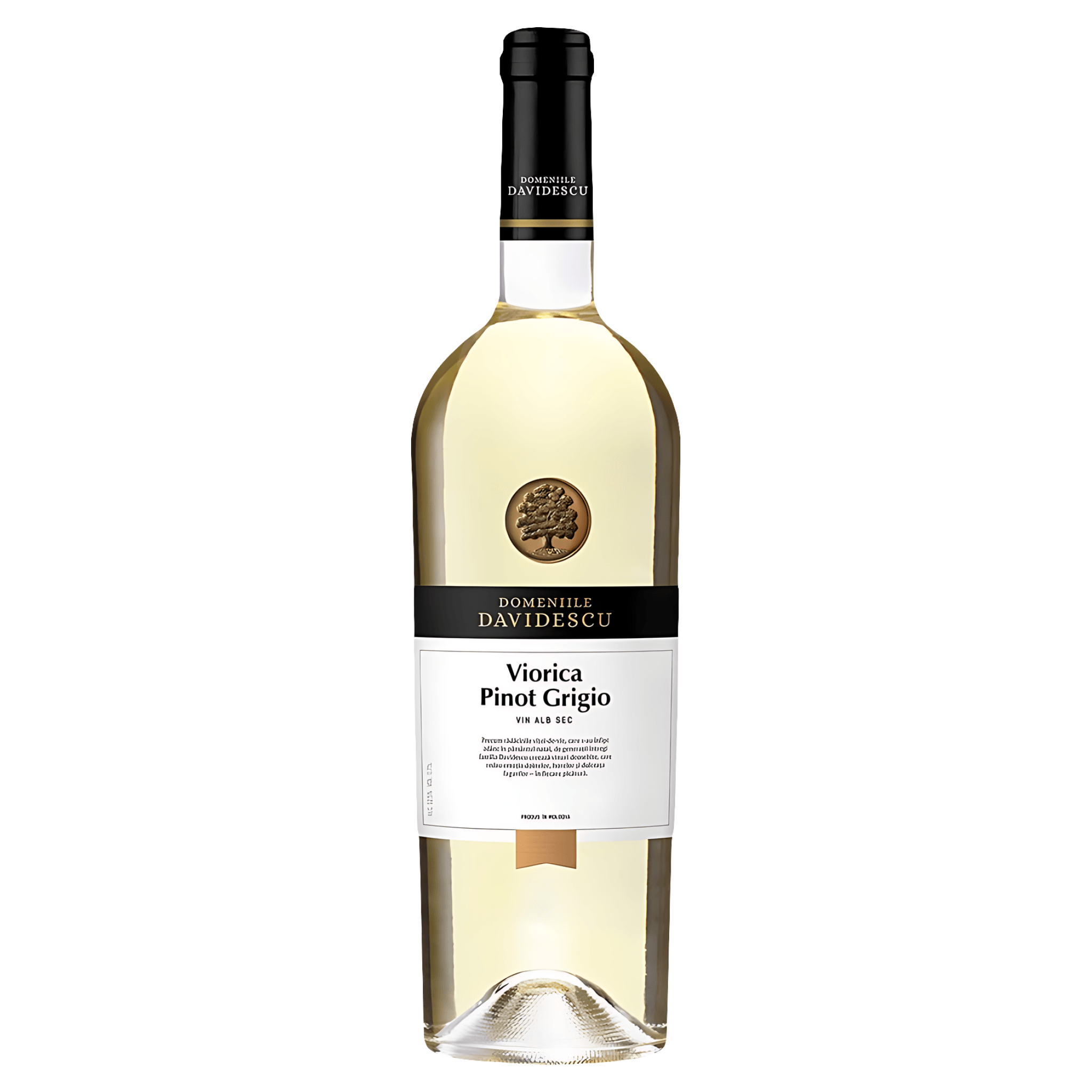 Vin alb sec Domeniile Davidescu, Viorica si Pinot Grigio, 0.75 l