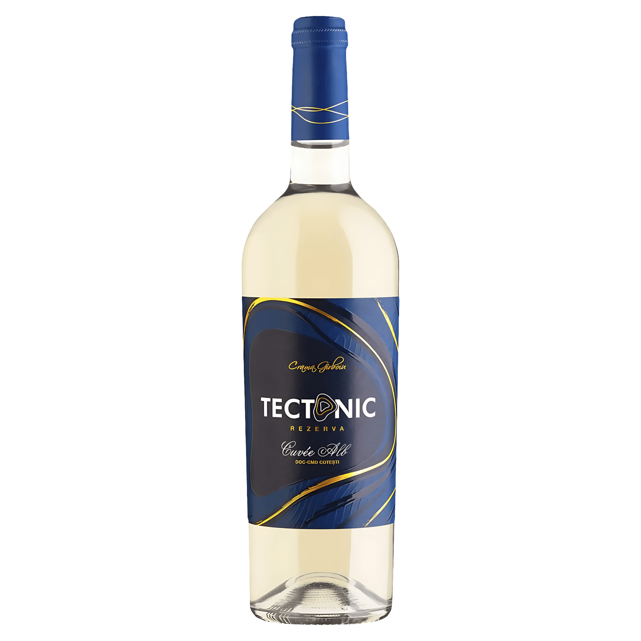 Vin alb sec Crama Girboiu Tectonic Rezerva, Sauvignon Blanc, Sarba si Plavaie, 0.75 l