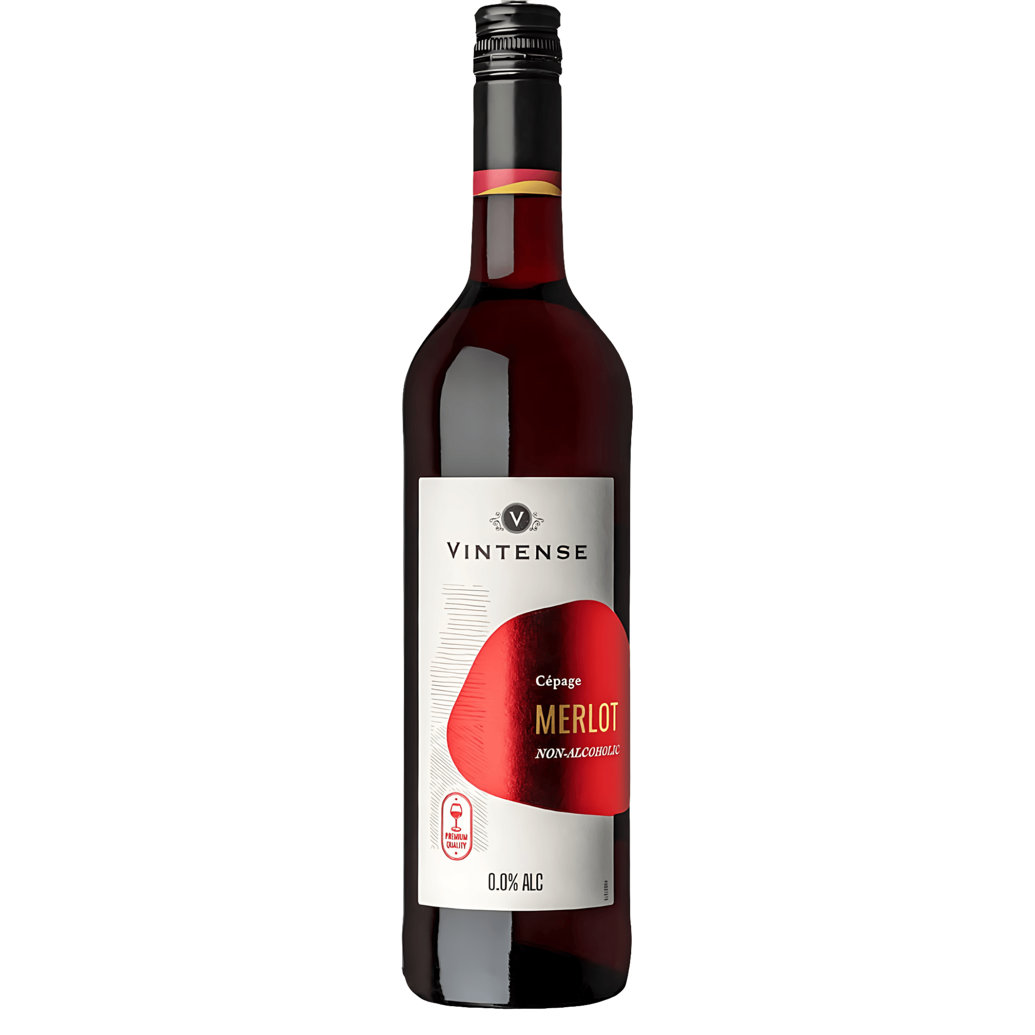 Bautura necarbogazoasa fara alcool Vintense Merlot, 0.75 l