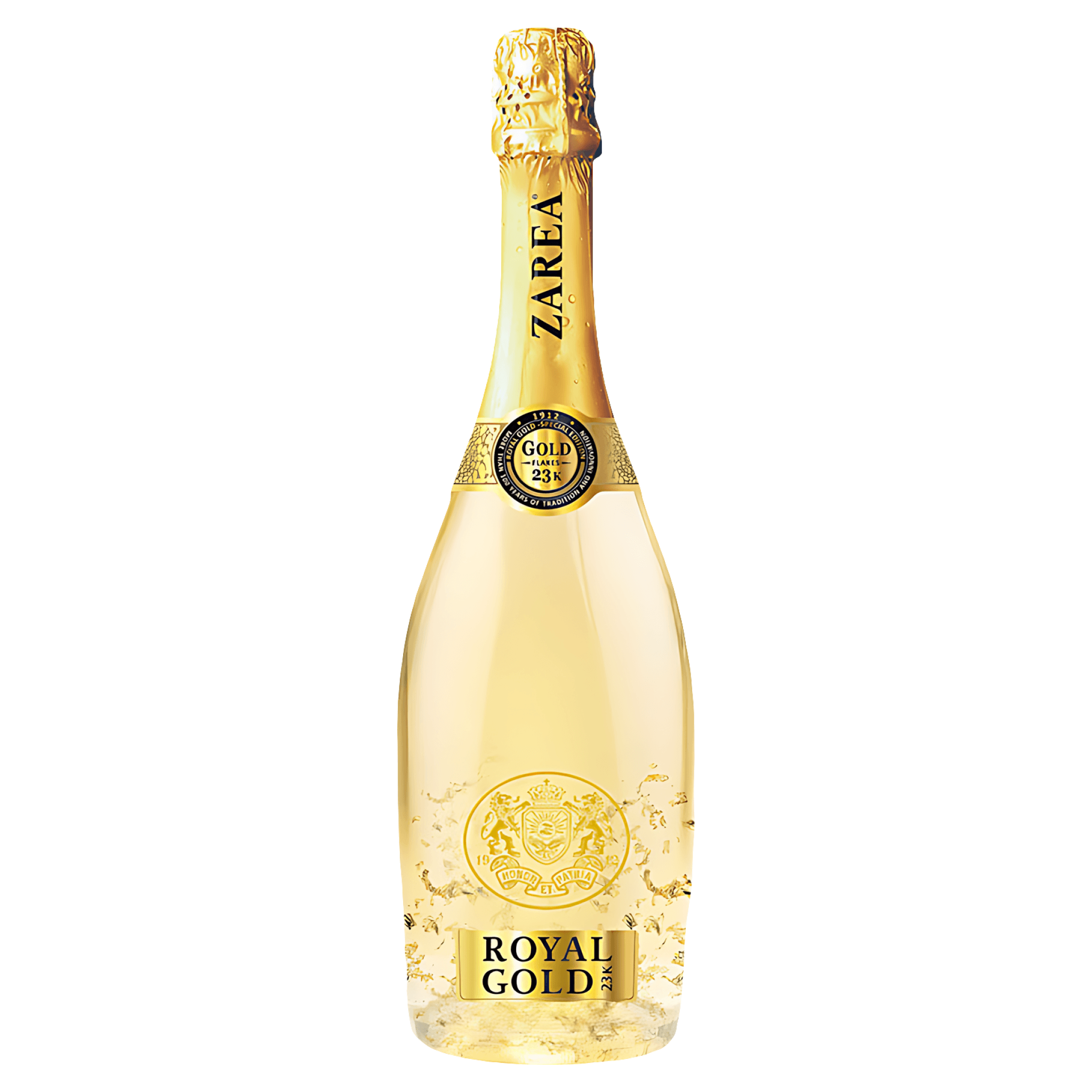 Vin spumant alb Zarea Royal Gold cu foita de aur 23K, 0.75 l