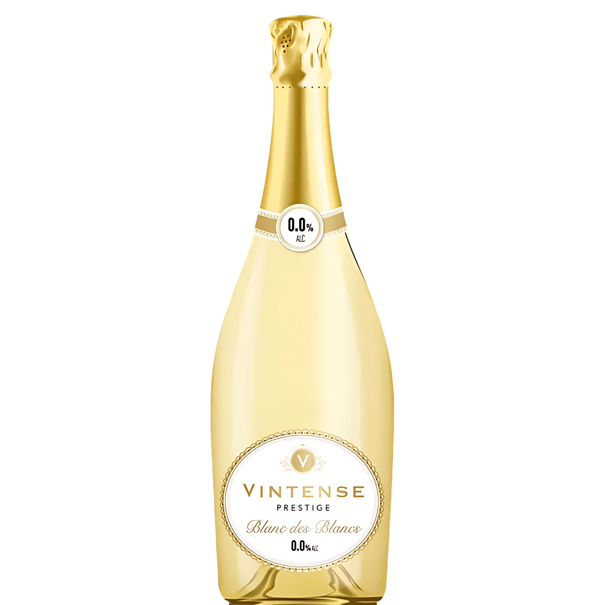Bautura carbogazoasa fara alcool Vintense Prestige Blanc de Blancs, Chardonnay, 0.75 l