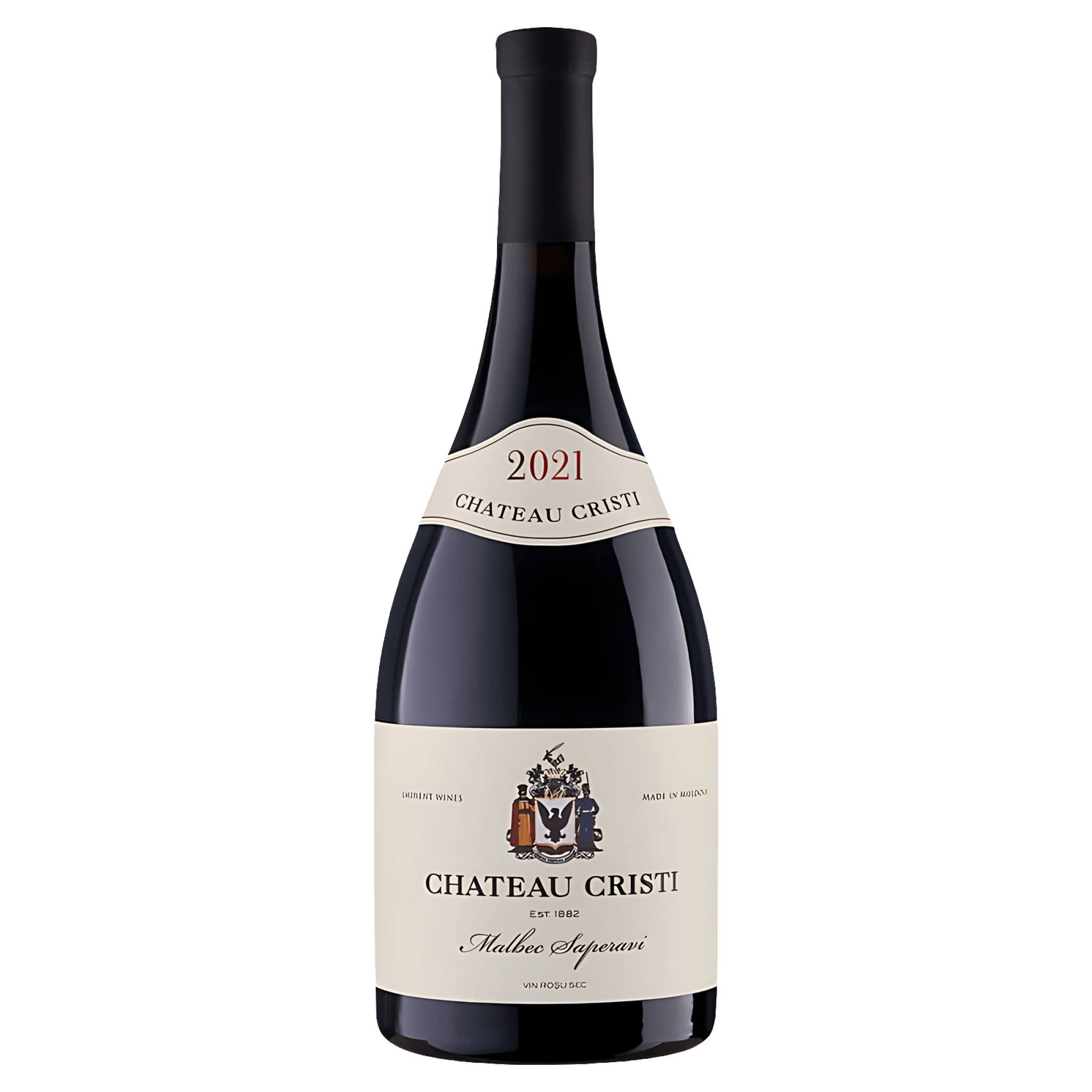 Vin rosu sec Chateau Cristi, Malbec si Saperavi, 0.75 l